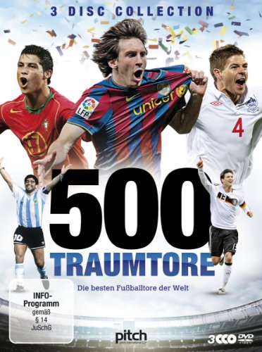 Polyband Medien GmbH 500 Traumtore - Die besten Fu&szlig;balltore der Welt [3 DVDs]