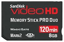 SanDisk SDMSPDHV-008G-A15 8GB Video HD MSPD Memory Card