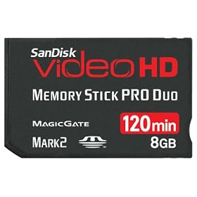 SanDisk SDMSPDHV-008G-A15 8GB Video HD MSPD Memory Card