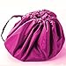 Mudder Children's Kids Baby Toy Storage Bag Organizer Play Mat Portable (Rose Red, 57 Inches)