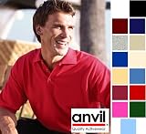 Men's Anvil Pique Knit Sport Shirt