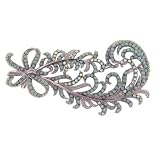 Feather Flower Pin Brooch