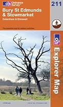 Bury St.Edmunds and Stowmarket (Explorer Maps) (OS Explorer Map)
