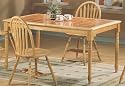 Natural Finish Terracotta Tile Top Dining Table