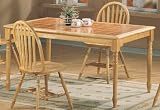 Natural Finish Terracotta Tile Top Dining Table