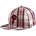 New Era Philadelphia Phillies Red Overplaid 59FIFTY Fitted Hat photo