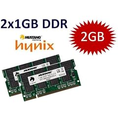 Mustang/Hynix 2GB Dual Channel Kit 2 x 1 GB 200 pin DDR-333 SO-DIMM (333Mhz, PC2700, CL2.5) - passend f�r alle DDR Notebooks mit 2x1GB Unterst�tzung