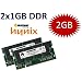 Mustang/Hynix 2GB Dual Channel Kit 2 x 1 GB 200 pin DDR-333 SO-DIMM (333Mhz, PC2700, CL2.5) - passend f�r alle DDR Notebooks mit 2x1GB Unterst�tzung