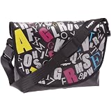 Tagger  Messenger Bag Crew Alphabet soup OLBK Sac b