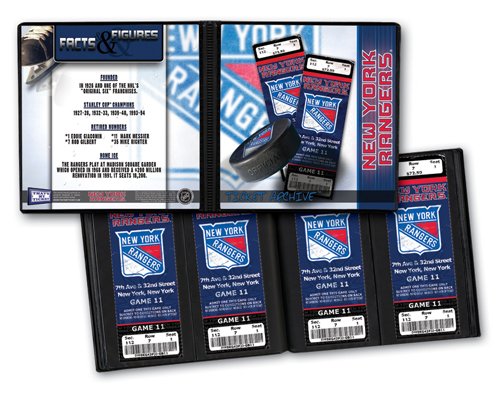 New York Rangers NHL Ticket Album