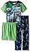 Jurassic World Big Boys Jurassic Jaws and Prehistoric Claws 3-Piece Pajama Set Green 6