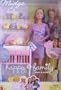 Barbie Happy Family MIDGE & BABY Doll Set w 3-in-1 Crib, Pregnant Mom & Baby Doll (2002)