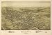 Union City, Erie County, Pennsylvania 1895. Drawn by T. M. Fowler., large historic pa...