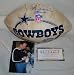 Roger Staubach Autographed/Hand Signed Dallas Cowboys Fotoball Football