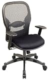 Kitchen & Housewares : Matrex Back Managers Chair (Black/Gunmetal) (46.25' H x 27.25' W x 25.75' D)
