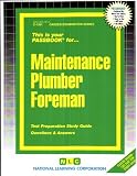 Maintenance Plumber Foreman (Passbook for Career Opportunities)