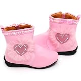 Luna International Boots Pink Shoes Toddler 5/6 - Little Girls 11/12