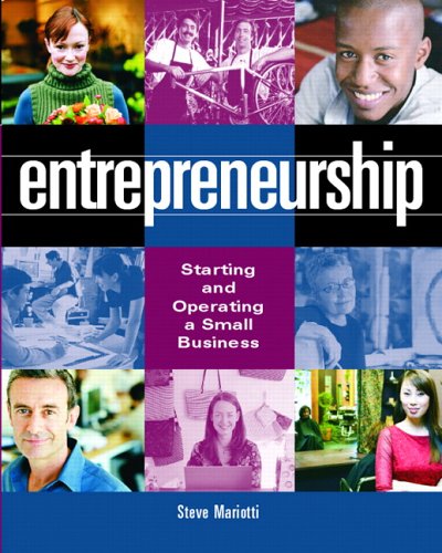 Entrepreneurship: Starting and Operating a Small  Business