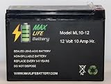 ML10-12 - 12V 10AH SLA Currie Izip Ezip ebike Battery Electric Bike Shop