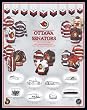 Ottawa Senators 11X14 Plaque - Jerseys W/Arena