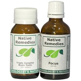 Native Remedies Brain Tonic and Focus ADHD ComboPack by