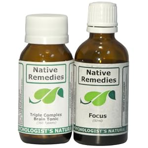 Native Remedies Brain Tonic and Focus ADHD ComboPack by Native Remedies