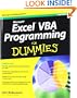 Excel VBA Programming For Dummies