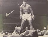 Muhammad Ali, Muhammad Ali Over Sonny Liston, Autographed Unframed 16 X 20 Photograph
