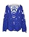 PrettyGuide Women's Semi Embroidery Floral Lace Blouse