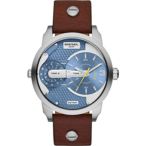 Diesel Watches Mini Daddy Leather Watch