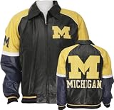 Michigan Wolverines Elite Leather Varsity Jacket