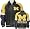 Michigan Wolverines Elite Leather Varsity Jacket - Large