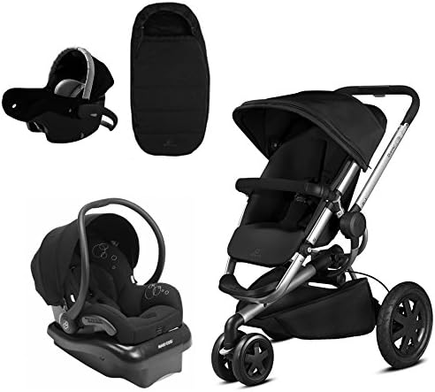 Quinny Buzz Travel System: Buzz Xtra Stroller & Maxi-Cosi Mico AP Infant Car Seat, With Footmuff and Imagine Baby The Shade