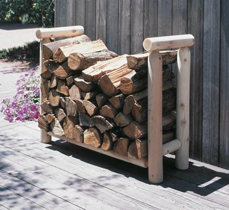 Kitchen: Log Firewood Holder  3’