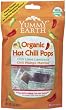 YummyEarth Organic Lollipops, Hot Chili Pops (15 Count), 3-Ounce Pouches (Pack of 6)