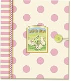 Michel Design Works Snuggle Bunny Ring-Binder Photo Album, Pink (Pack of 2)