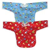 iPlay Best Bib Long Sleeve 2Pk-Boy 12-24 Months