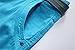 M.K.JIN.SI Men's Summer Slim Fit Flat Front Belted Week-End Twill Shorts Quick-Dry