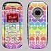 LG VX9800 colorful hearts Skin 72041