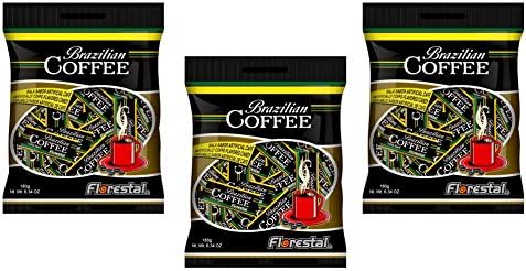 Brazilian Coffee Candy 6.34 oz 180 g, 3 Pack