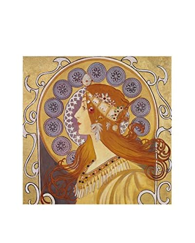 Mariani Affreschi Leinwandbild Testa Di Donna, Mucha