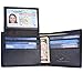HOPSOOKEN RFID Leather Bifold Wallets Women Men Flipout Slim ID Wallet Trifold