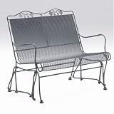 Briarwood High Back Gliding Loveseat Finish: Aged Green