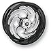 RC Components Chrome Forged Rear Wheel (18in. x 5.5in.) - Savage Eclipse , Color: Black, Position: Rear, Rim Size: 18 18550-9059-85E
