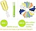23 oz Newest Design Tritan Fruit Infuser Water Bottle, Sports Bottle, School Bottle, Leak Proof Folded Handle for Fruit, Juice, Iced Tea, Lemonade & Sparkling Beverages-with 2 Gifts
