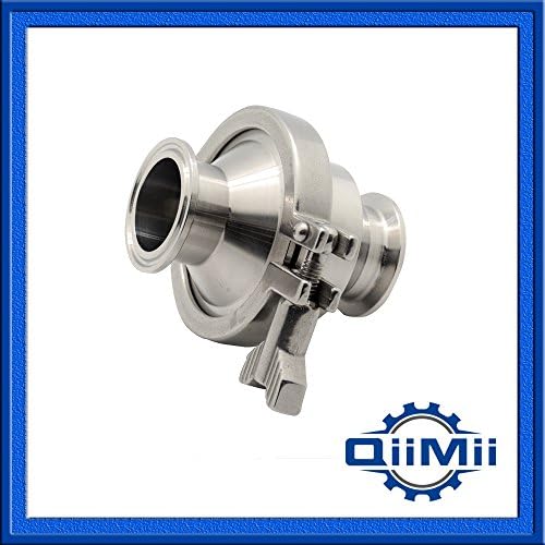 Sanitary Non Return Valve QM Stainless 2" Check Valve Clamp Style, Stainless Steel 304, EPDM Gasket