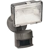 Heath Zenith SL-5525-BZ-C 180 Degree Halogen Motion Sensing Security Light, Bronze