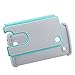LG Escape 2 Case, LG Logos Case, LK [Shock-Absorption] Hybrid Dual Layer Armor Defender Protective Case Cover for LG Escape 2 / LG Logos (Mint)