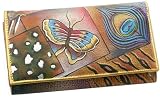 Anuschka Multi Pocket Wallet Clutch - Collage Purse Accessories