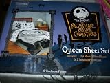 Nightmare Before Christmas Jack Tossing Head Queen Sheet Set